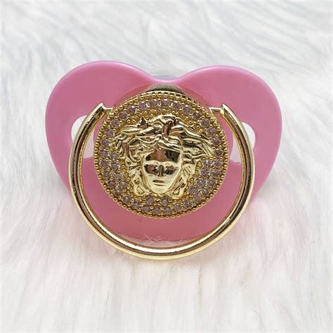 versace pacifier|versace blue label girls.